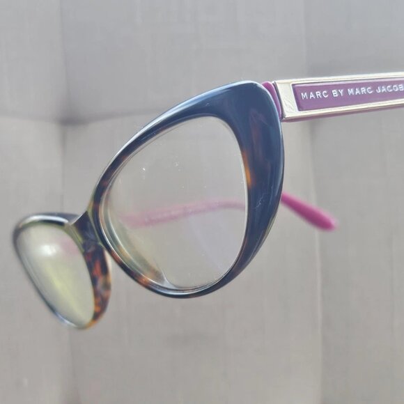 Marc By Marc Jacobs Women Glasses frame Brown Tortoise/Pink Cat Eye Eyeglasses main image 6